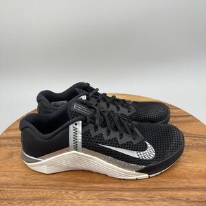 Nike Metcon 6 Shoes Womens Size 10.5 Black Lifting Workout Gym Running Training